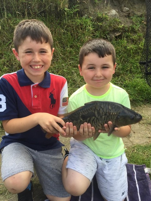 Here's Lewis & Lucas up at Lane  Head with 1 of 18 they managed to get with their Grandad - Gary Walker. 25/07/19 