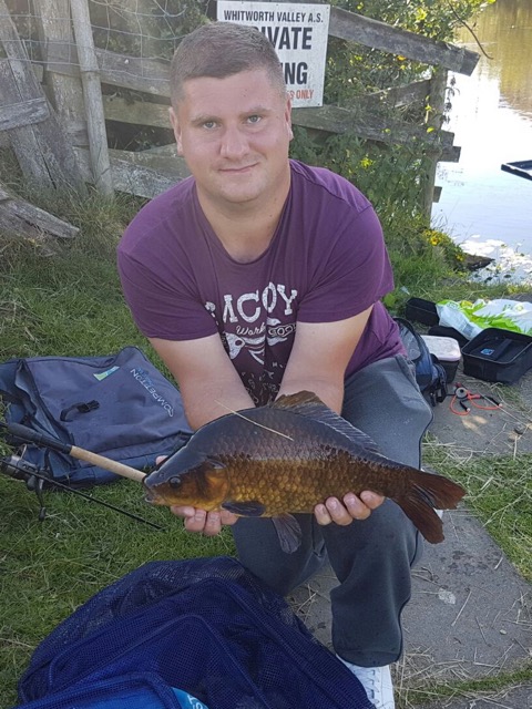Another nice Crucian for Tim in peg 1 at Lane Head. 9/7/17