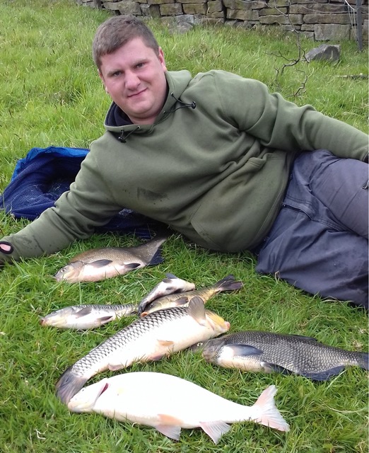 Tim shows that peg 1 at Lane Head is starting to fish. Carp, Orfe & Bream. 13/05/17